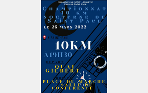 Championnat 10 Km Nocturne de Saint-Paul 2022